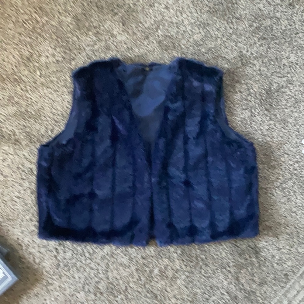 Blue Women’s Vest - 1X